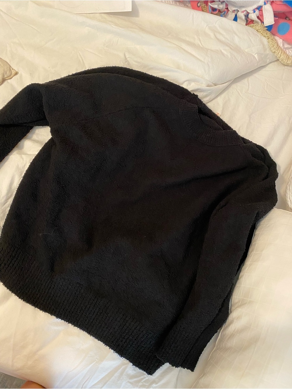 LOFT Black Crewneck Sweater